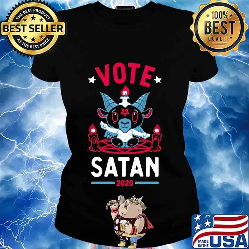 Vote satan 2020 halloween s Ladies tee
