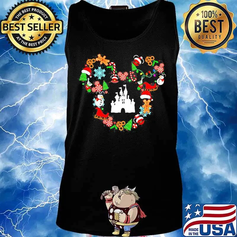 Walt disney mickey mouse merry christmas s Tank top