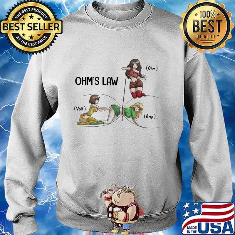 Woman ohm's law ohm volt amp s Sweater