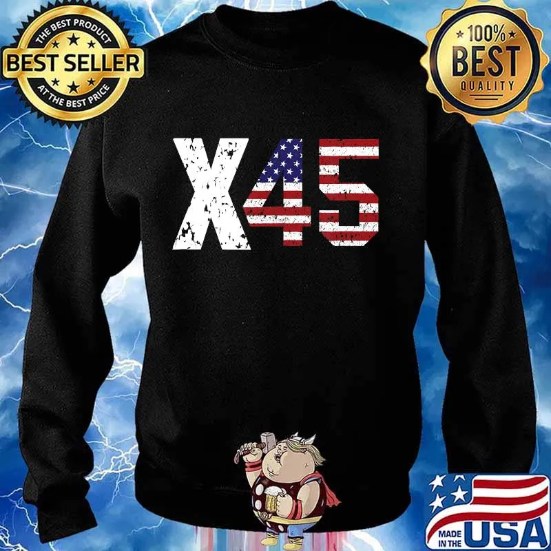 X45 trump us election american flag s Sweater