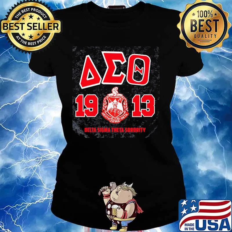 1913 delta sigma theta sorority logo s Ladies tee