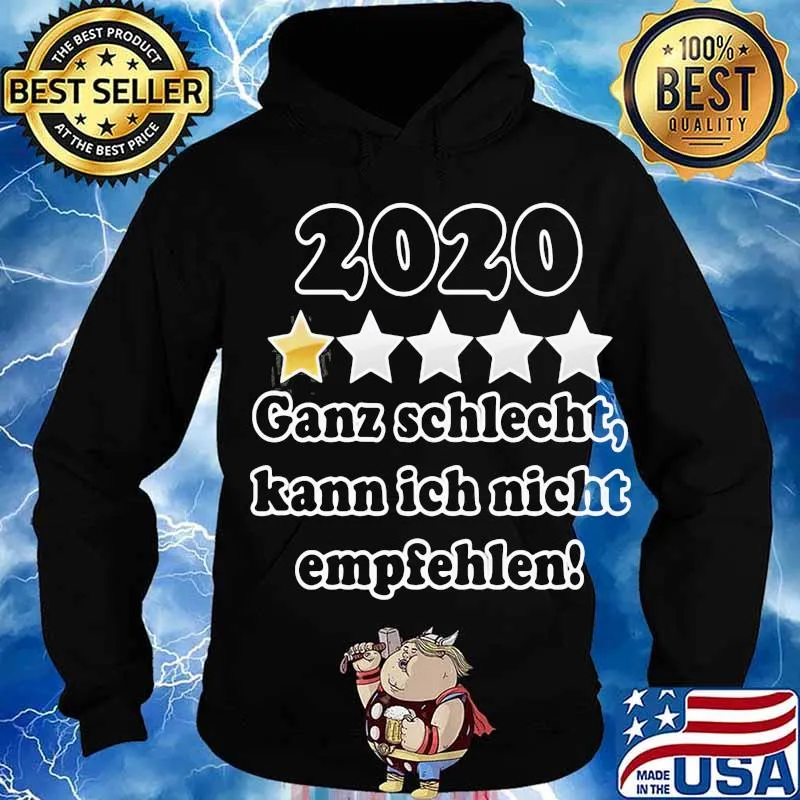 2020 One Star Ganz Schlecht Kann Ich Nicht Empfehlen Shirt Hoodie