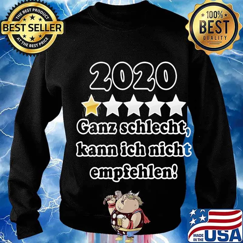 2020 One Star Ganz Schlecht Kann Ich Nicht Empfehlen Shirt Sweater