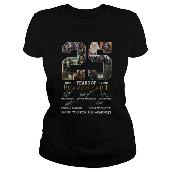 25 Years Of 1995 2020 Braveheart Thank You For The Memories Unisex - Image 3