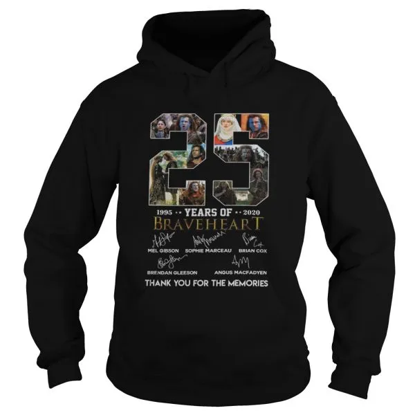25 Years Of 1995 2020 Braveheart Thank You For The Memories Unisex - Image 4
