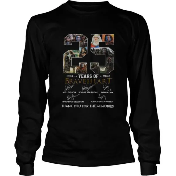 25 Years Of 1995 2020 Braveheart Thank You For The Memories Unisex - Image 5