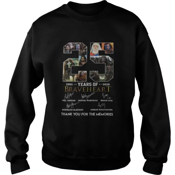 25 Years Of 1995 2020 Braveheart Thank You For The Memories Unisex - Image 6