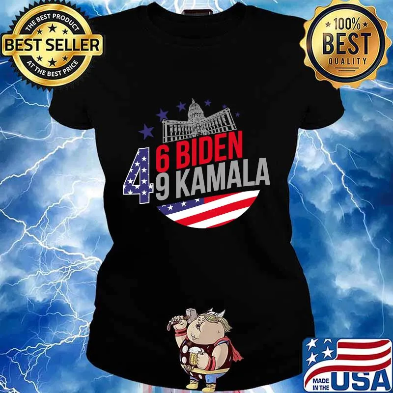 46 president joe biden 2021 and vp harris 49 inauguration day s Ladies tee