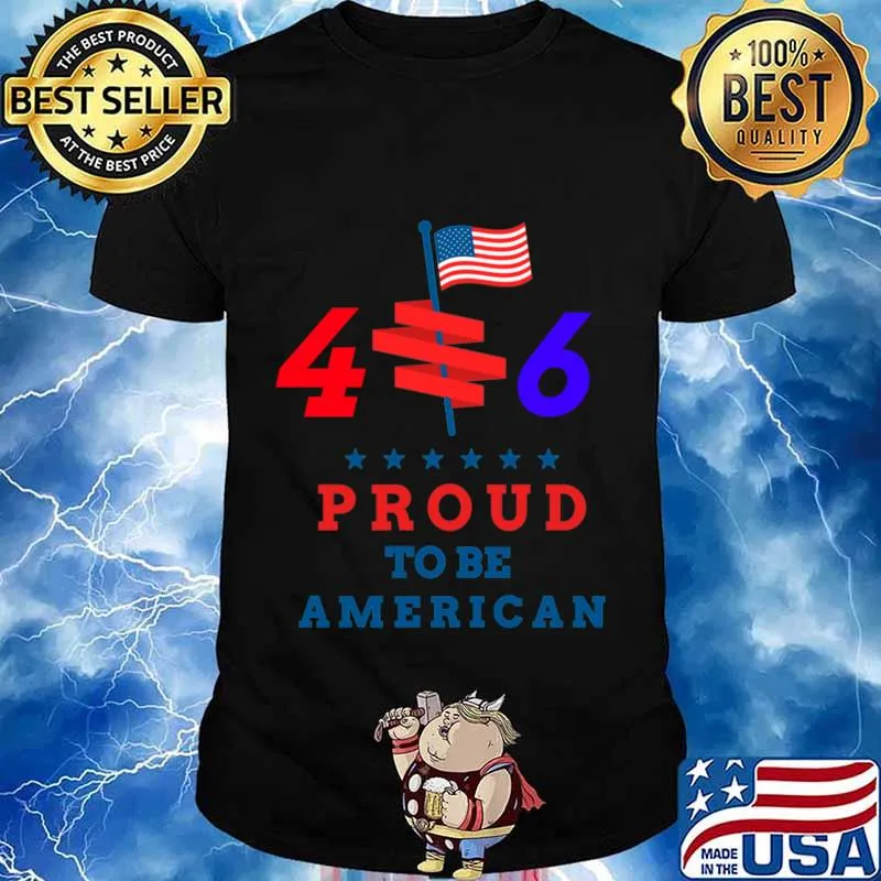 46 Proud To Be American Flag Stars Shirt