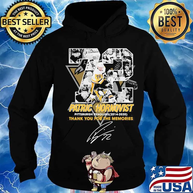 72 Patric Hornqvist Pittsburgh Penguins Thank You For Memories Signuature Shirt Hoodie