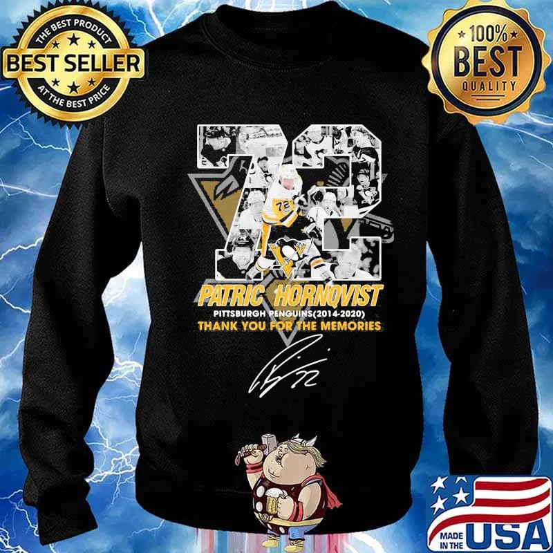 72 Patric Hornqvist Pittsburgh Penguins Thank You For Memories Signuature Shirt Sweater