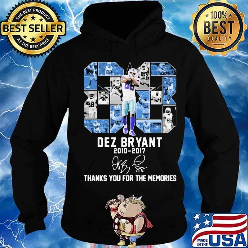 88 dez bryant 2010 2017 thank you for the memories signature s Hoodie