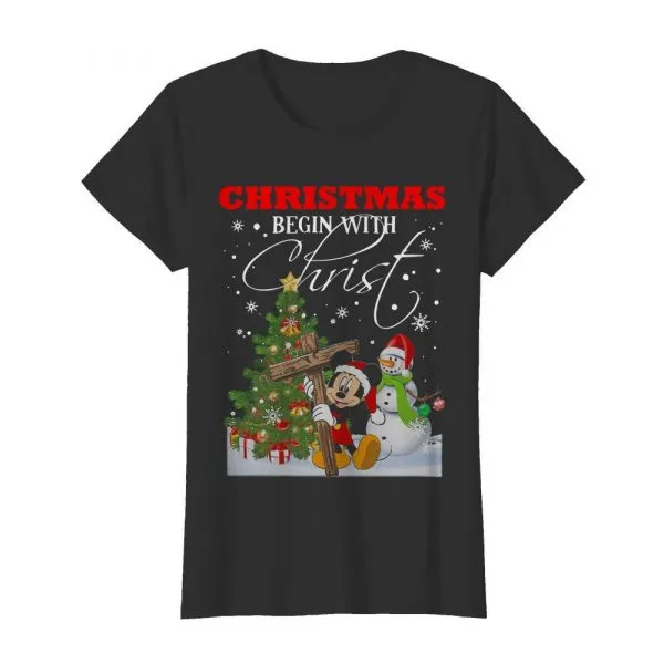 Christmas Begin With Christ shirt - Image 3