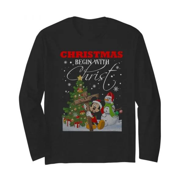 Christmas Begin With Christ shirt - Image 4