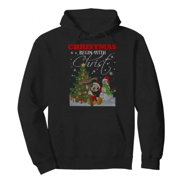 Christmas Begin With Christ shirt - Image 6
