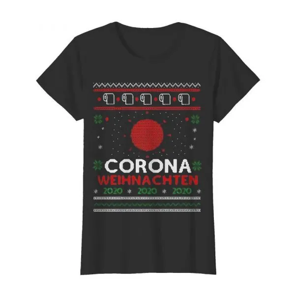 Corona Weihnachten 2020 Ugly Christmas shirt - Image 3