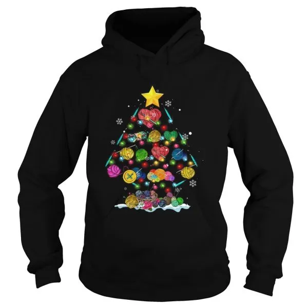Crochet Tree Merry Christmas Unisex - Image 4