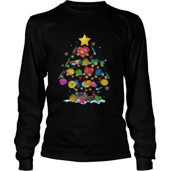 Crochet Tree Merry Christmas Unisex - Image 5