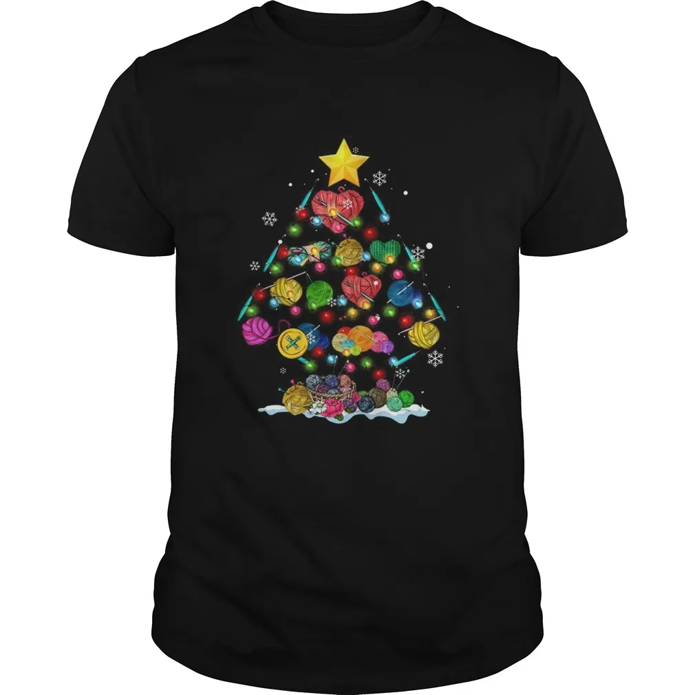 Crochet Tree Merry Christmas Unisex