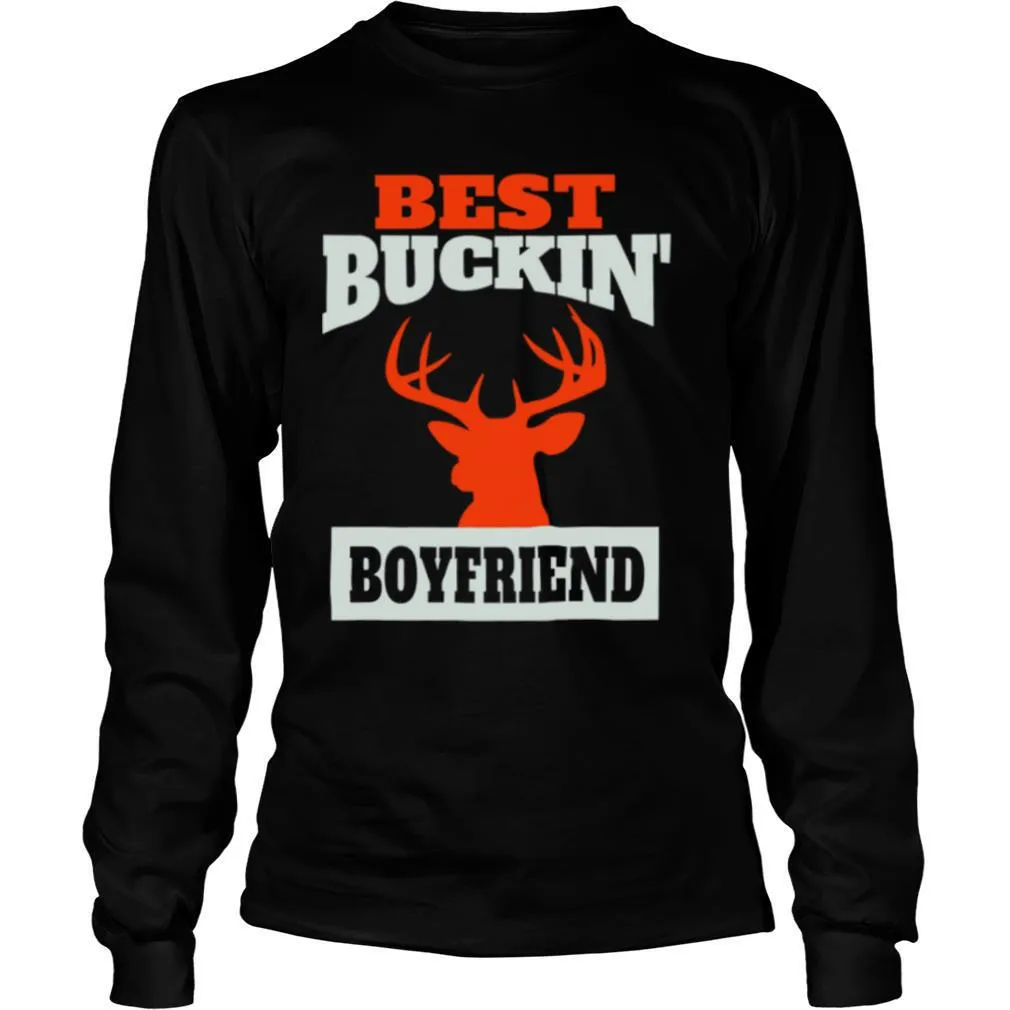 Deer Hunting Boyfriend Best Buckin Boyfriend shirt - Image 3
