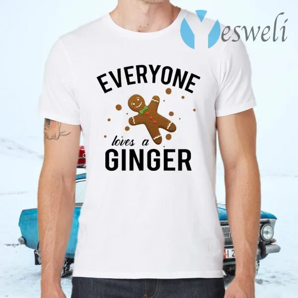 Everyone Loves A Ginger Gingerbread T-Shirt - Image 2