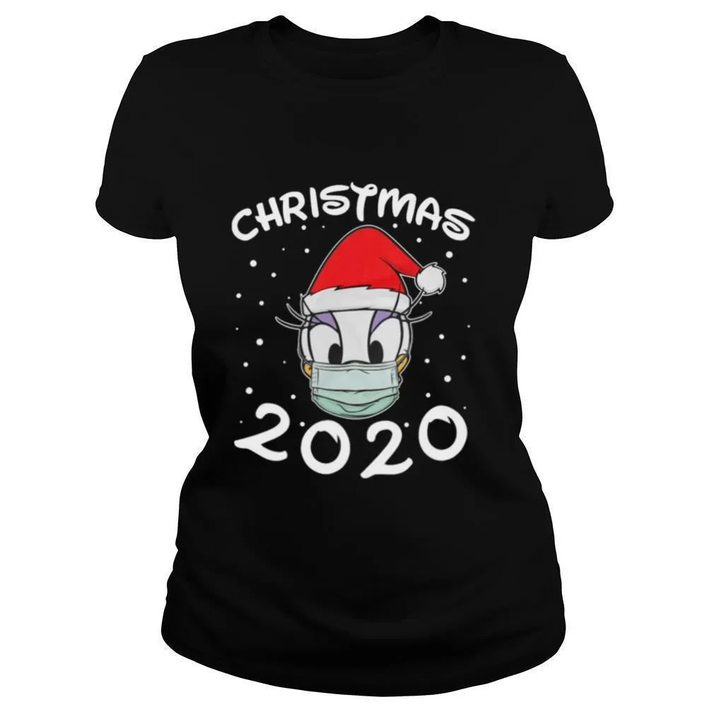 Face Daisy Santa Wear Mask Merry Christmas 2020 Christmas shirt - Image 2