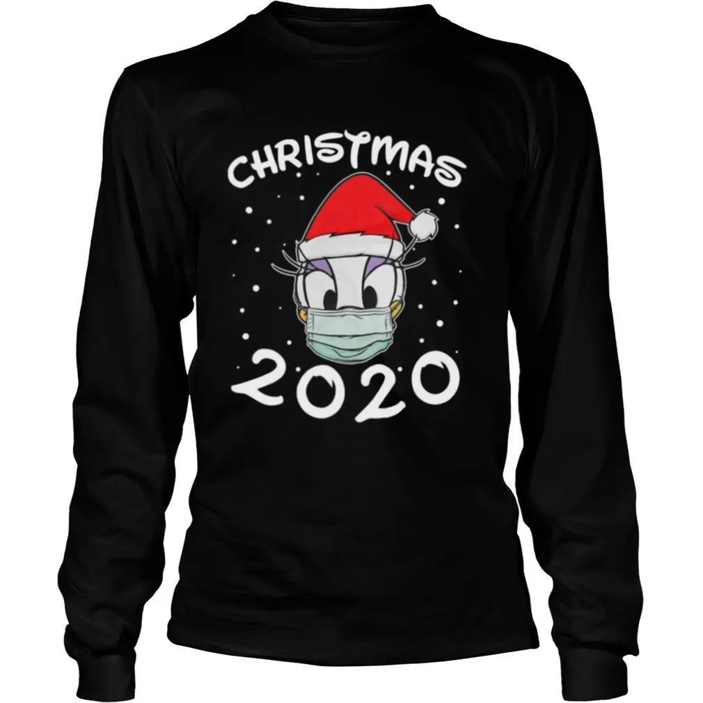 Face Daisy Santa Wear Mask Merry Christmas 2020 Christmas shirt - Image 3