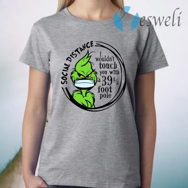 Grinch Social Distancing T-Shirt - Image 3