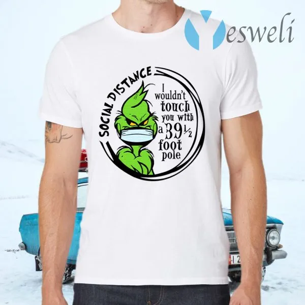 Grinch Social Distancing T-Shirt - Image 2