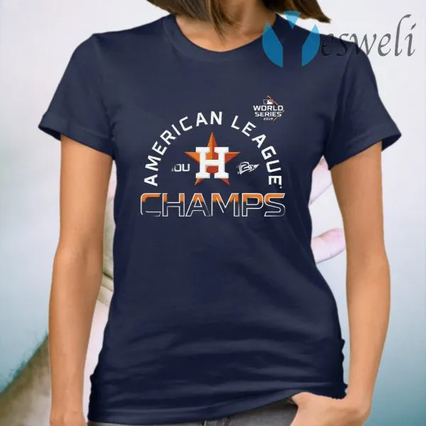 Houston Astros Fanatics Branded 2019 American League Champions T-Shirt - Image 3
