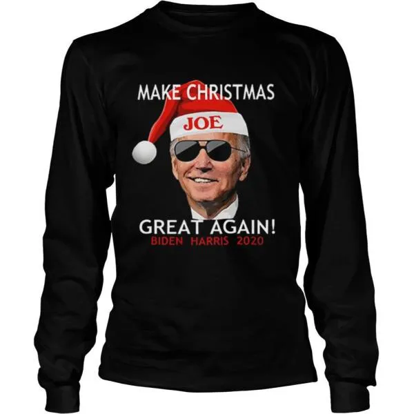 Joe Biden Kamala Harris 2020 Make Christmas Great Again shirt - Image 3