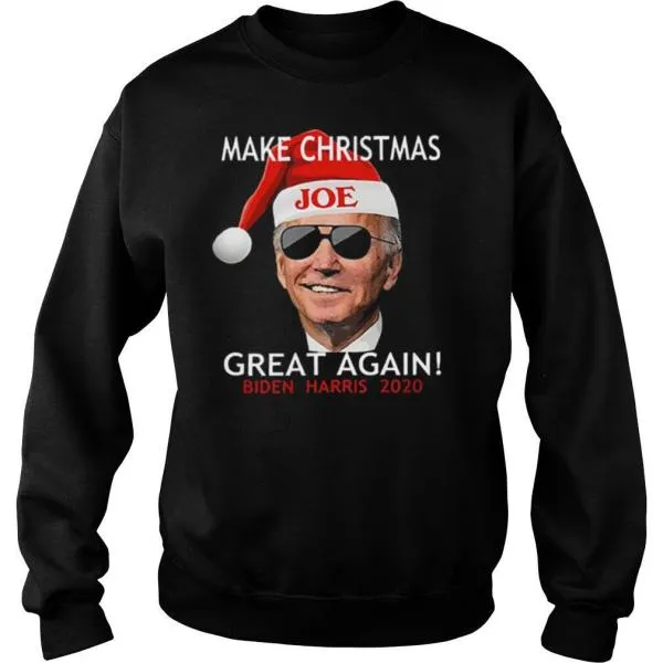 Joe Biden Kamala Harris 2020 Make Christmas Great Again shirt - Image 4