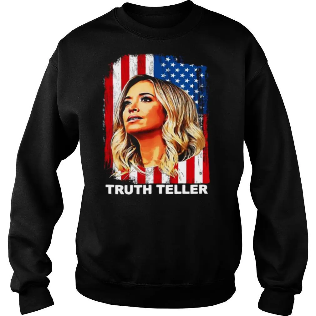 Kayleigh McEnany Truth Teller American Flag shirt - Image 4