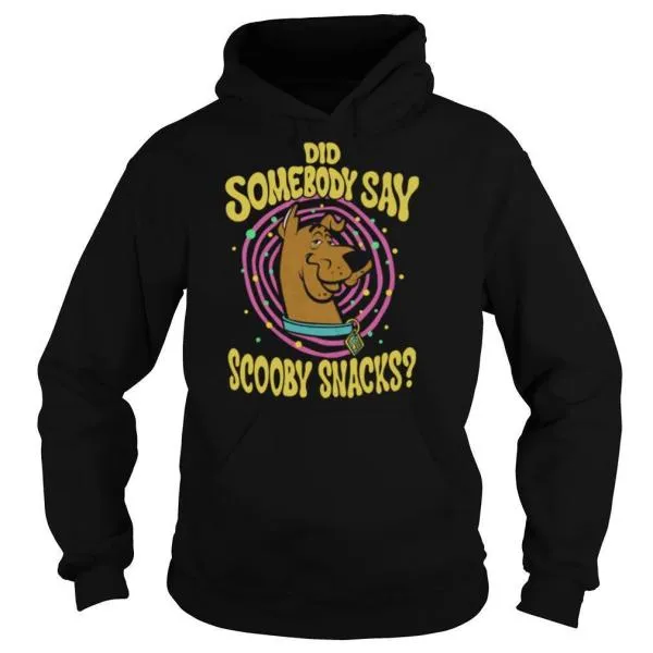 Kids Scooby Doo Did Somebody Say Scooby Snacks Portrait shirt - Image 5