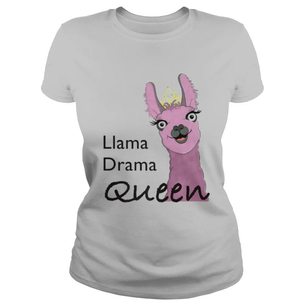 Llama drama queen shirt - Image 2