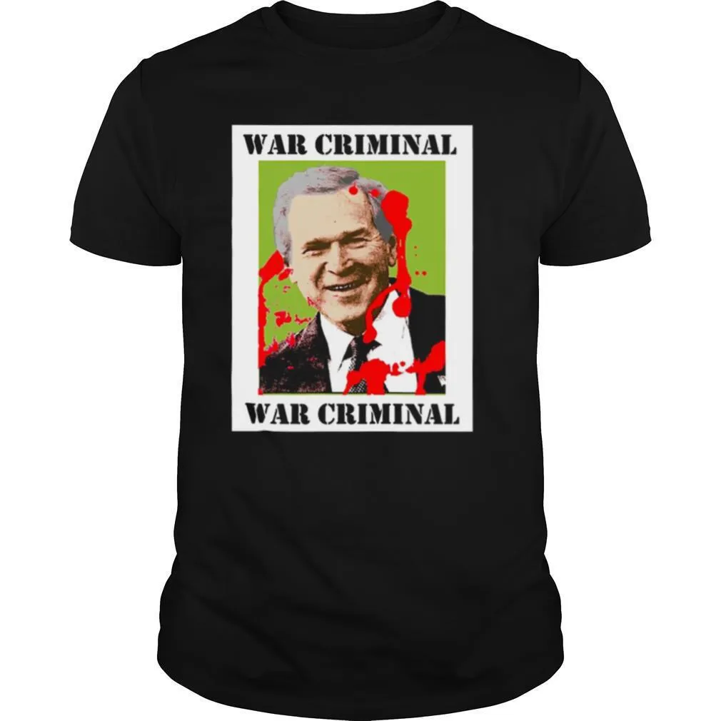 Maradona Protesting A Visit By George Bush War Criminal shirt