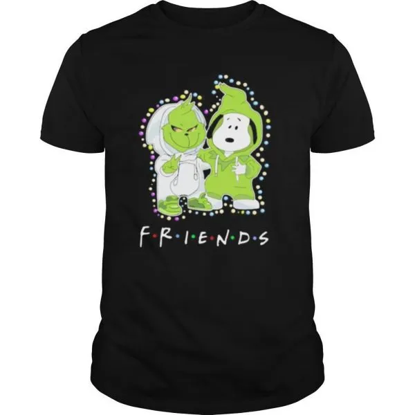 Merry christmas grinch and snoopy friends shirt - Image 2