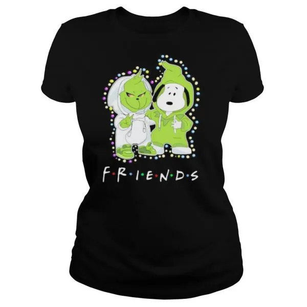 Merry christmas grinch and snoopy friends shirt - Image 3