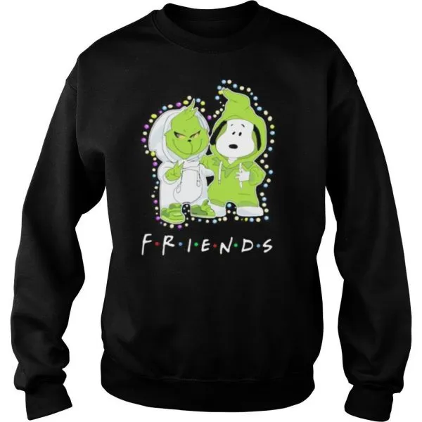 Merry christmas grinch and snoopy friends shirt - Image 5