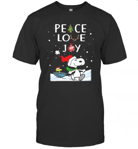 Peace Love Joy Christmas T-Shirt Classic Mens T-shirt