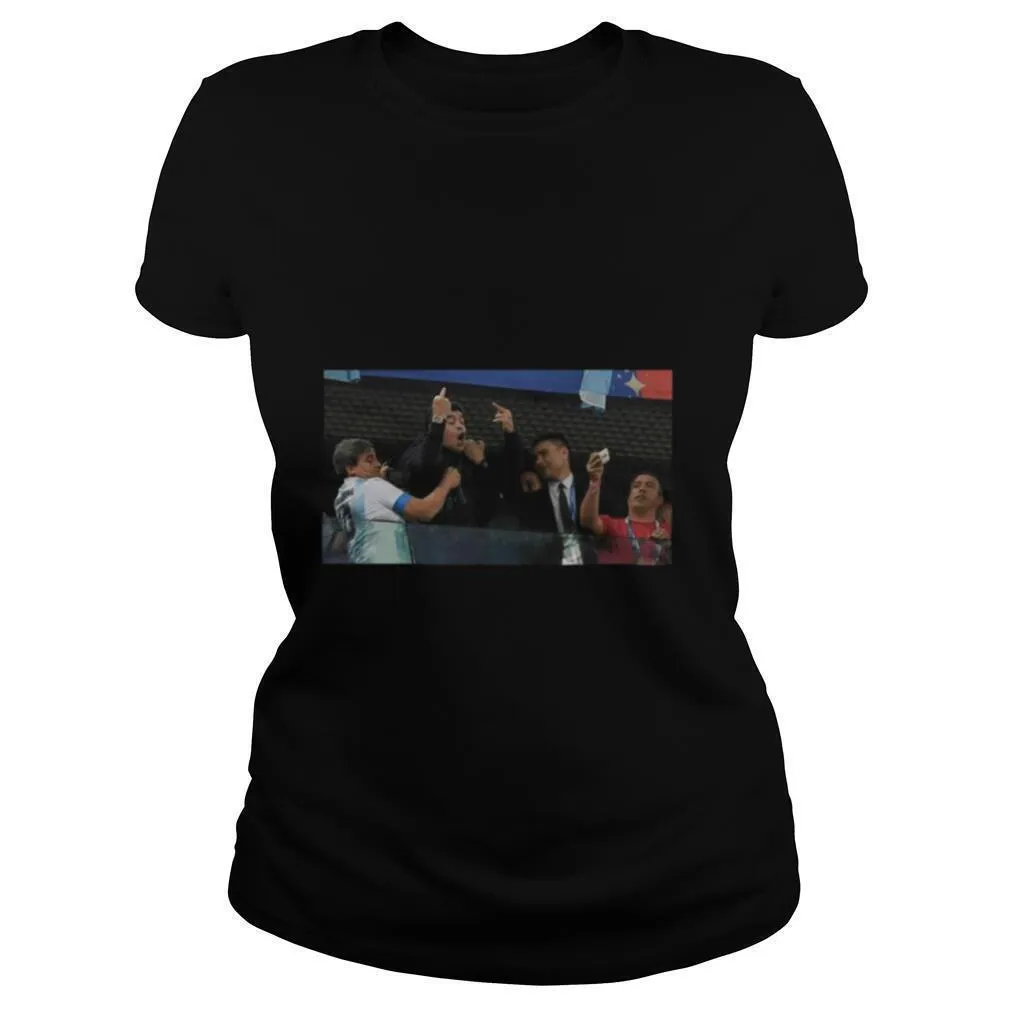 RIP Diego Armando Maradona Flipping The Bird Middle Finger shirt - Image 2