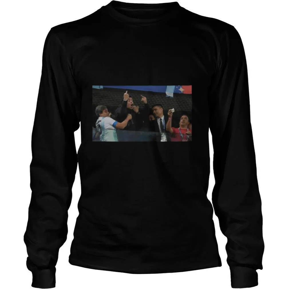 RIP Diego Armando Maradona Flipping The Bird Middle Finger shirt - Image 3