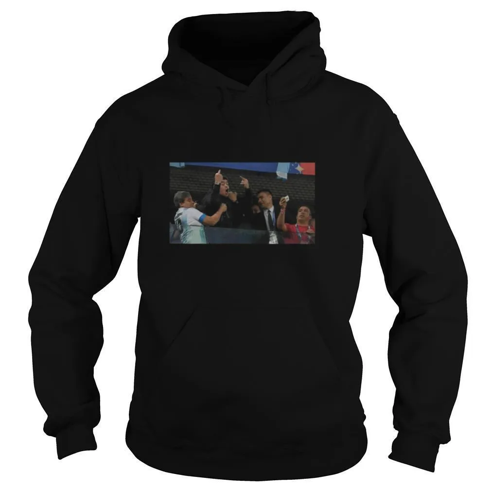 RIP Diego Armando Maradona Flipping The Bird Middle Finger shirt - Image 5