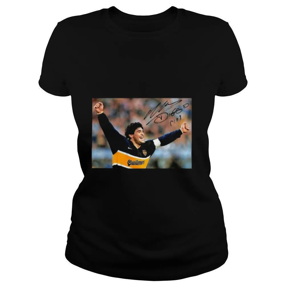 RIP Diego Maradona 1960 2020 Legend Never Die Signature shirt - Image 2