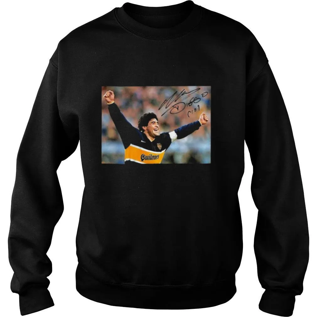 RIP Diego Maradona 1960 2020 Legend Never Die Signature shirt - Image 4