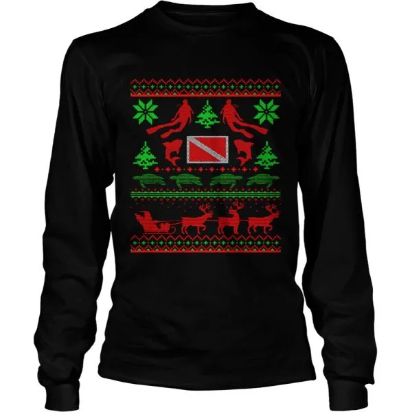 Swim Turtle Ugly Christmas Unisex - Image 5