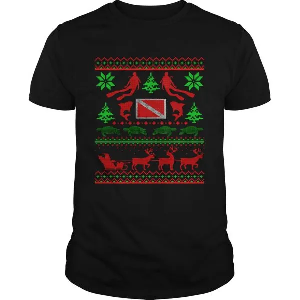 Swim Turtle Ugly Christmas Unisex - Image 2