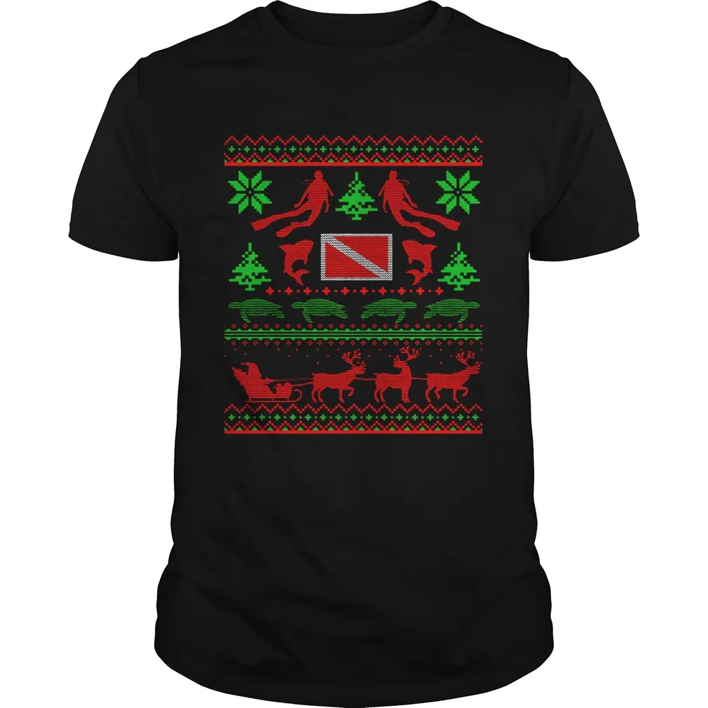 Swim Turtle Ugly Christmas Unisex