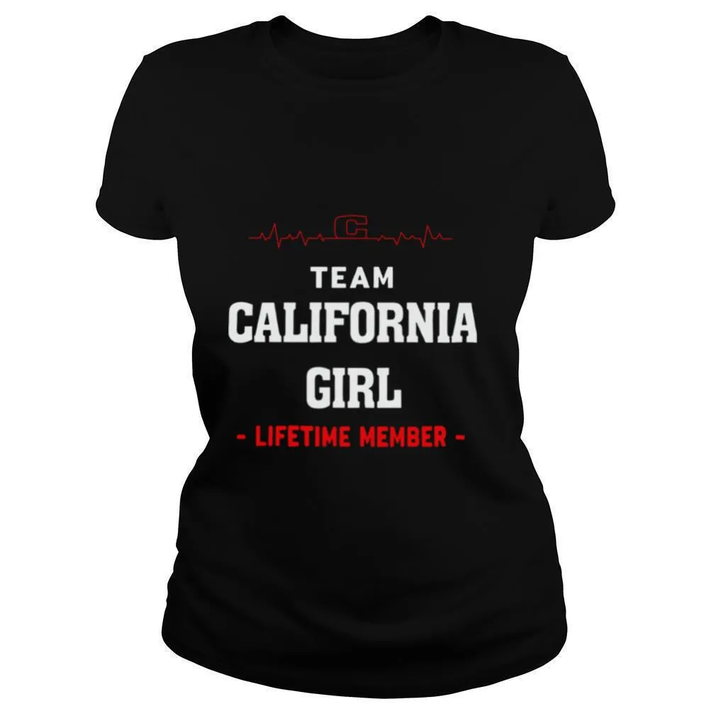 Team California Girl Lifetime Member shirt - Image 2