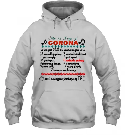 The 12 Days Of Corona Christmas T-Shirt Classic Mens T-shirt - Image 6